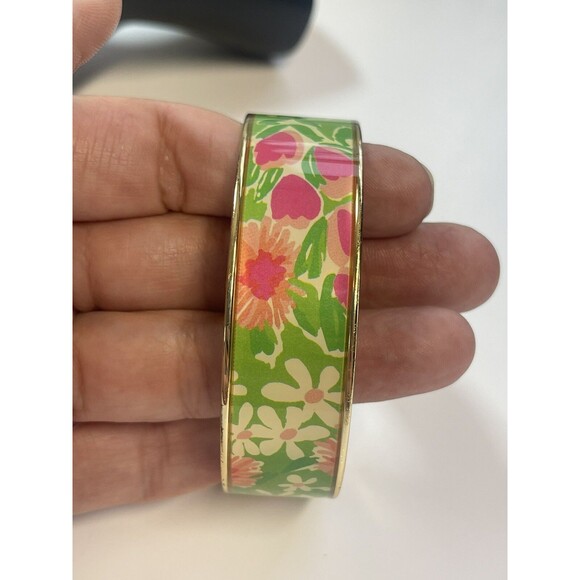 Lilly Pulitzer Floral Bangle Bracelet - Picture 7 of 8